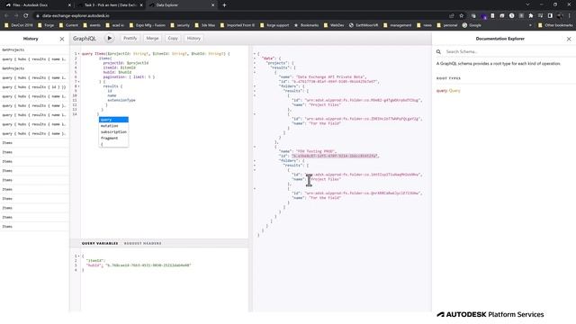 Introducing Autodesk Platform Services Data Exchange GraphQL API смотреть онлайн