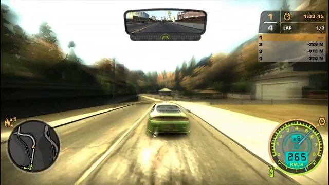 NFS Most Wanted - Mitsubishi Eclipse Brian O'conner Fast and Furious Car ( mod tuning ) смотреть онлайн