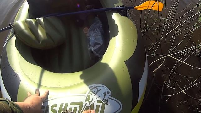 Лодка надувная Jilong Fishman 300 обзор + рыбалка (18+)