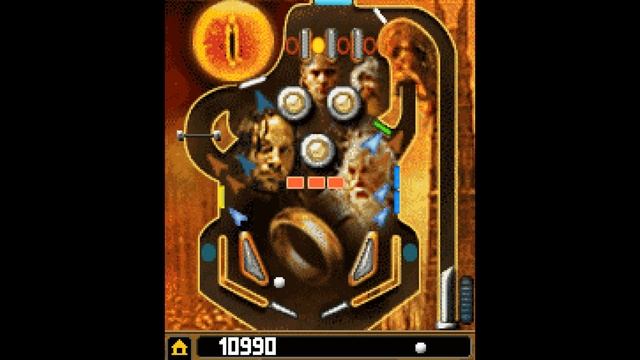 The Lord of the Rings Pinball JAVA GAME (Jamdat Mobile Inc. 2003) смотреть онлайн