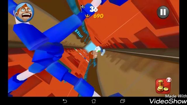 (Обзор игры) Super falling fred смотреть онлайн