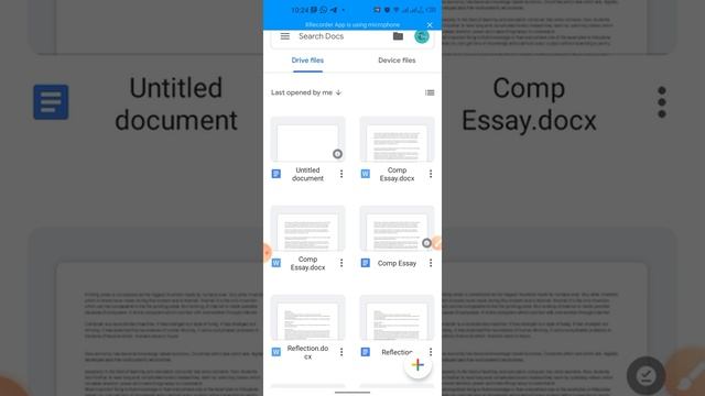 How To Open Word Document From your Android Device In Google Docs смотреть онлайн