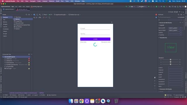 Criando App Autenticação com Firebase (JAVA) - #1 смотреть онлайн