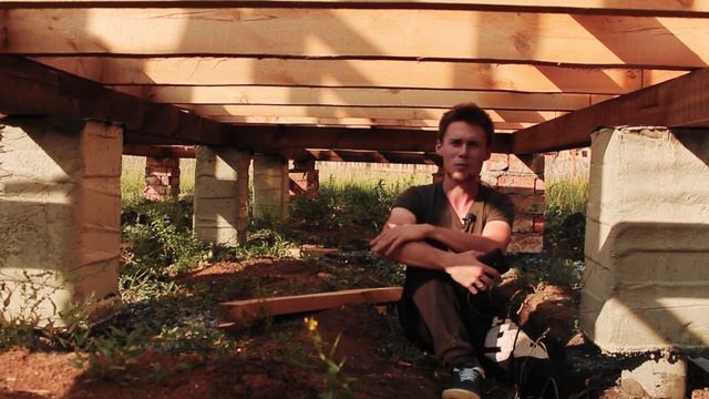 Фундамент для каркасного дома. Буронабивные сваи без мотобура. Нестандартный вариант. 3# смотреть онлайн