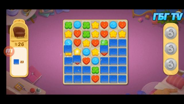 Игра 3 в ряд: Matchington Mansion (Матчингтон Мэншон) #1: прихожая и холл смотреть онлайн