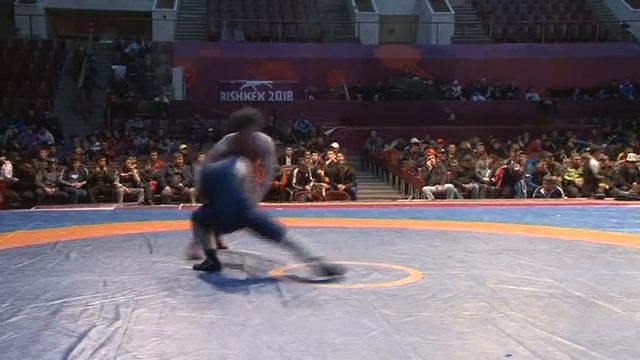 Спорт. Вольная борьба. Чемпионат Кыргызстана-2018. Часть 12 смотреть онлайн