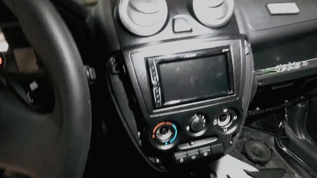 Лада Гранта динамики 16см и 2din магнитола смотреть онлайн