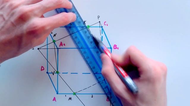 #32. Строим сечение куба! №14 ЕГЭ по математике смотреть онлайн