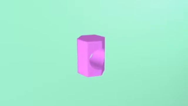 12 Пересечение 6 ти гранная призма минус цилиндр смотреть онлайн