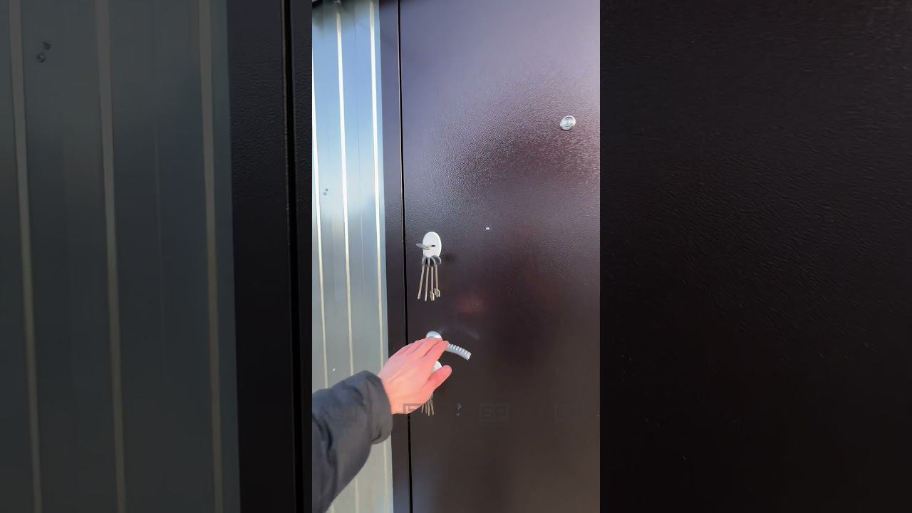 Бытовка БК-2 в ДВП с металлической дверью смотреть онлайн