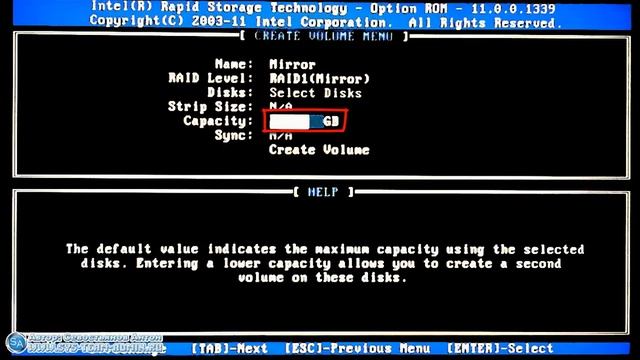 RAID1 - создание зеркального жесткого диска через BIOS смотреть онлайн