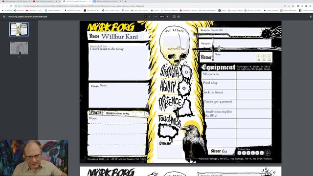 Basic Character Creation for MORK BORG #1 🔴#4k LIVE смотреть онлайн