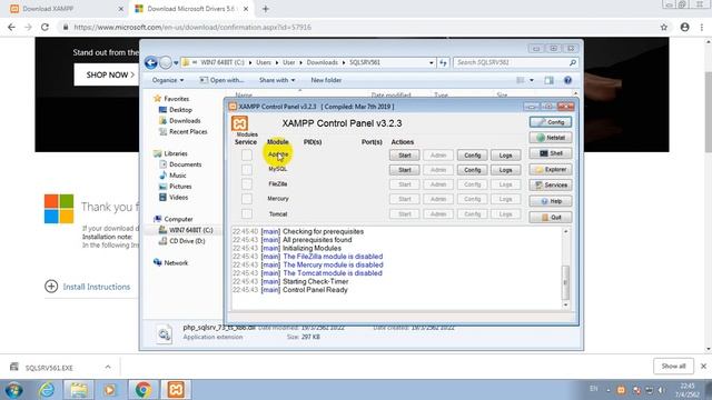 php : การติดตั้ง xampp และ Config ให้สามารถใช้ฐานข้อมูล SQL SERVER ได้ смотреть онлайн
