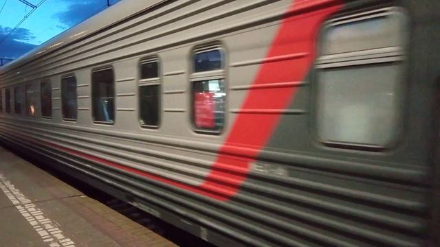 Отправление поезда 120 Белгород — СПб с Курского вокзала Москвы (Full HD) смотреть онлайн