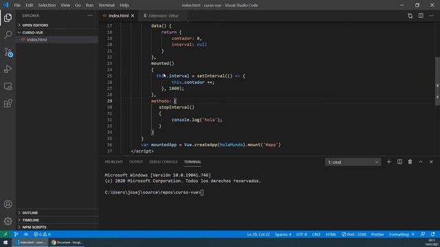 02 - Llamada de Métodos y Manipulación de Datos: La Reactividad de Vue [Vue.js 3] смотреть онлайн