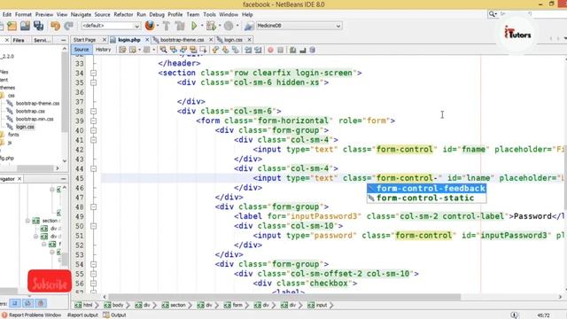 Make Facebook like WEBSITE in PHP (Creating Login Page in Bootstrap | Facebook Clone) part-02 смотреть онлайн