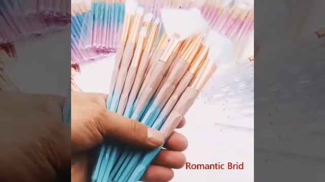 20 шт., набор кистей для макияжа с изображением звездного неба, тени пудра основа, румяна, смотреть онлайн