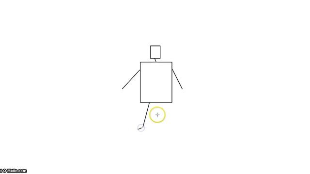 Как нарисовать прямоугольного человечка за минуту! How to draw the rectangle-man in one minute! смотреть онлайн