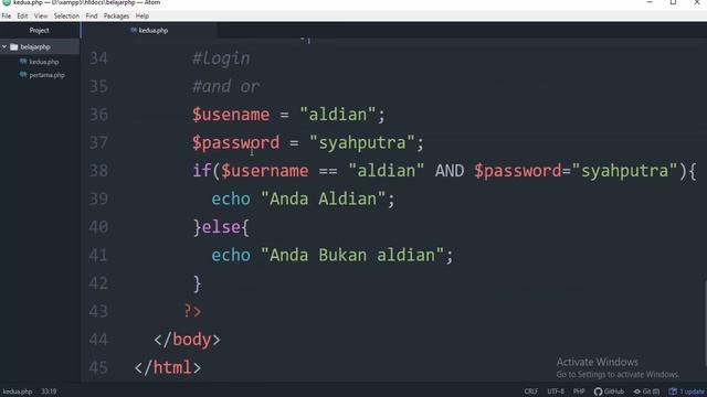 #2.Belajar Web Dinamis Menggunakan PHP (Kondisi dan Perulangan) смотреть онлайн