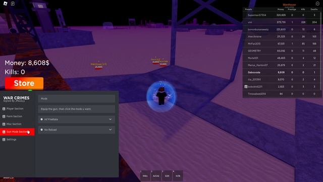 Military War Tycoon script – (AutoFarm money, Gunmods) смотреть онлайн