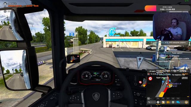 Euro Truck Simulator 2 / Руль Thrustmaster TMX смотреть онлайн
