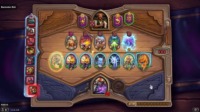 Hearthstone Battlegrounds: Voljin 3rd place Elementals//Its tough when you can't find the nomi😥 смотреть онлайн