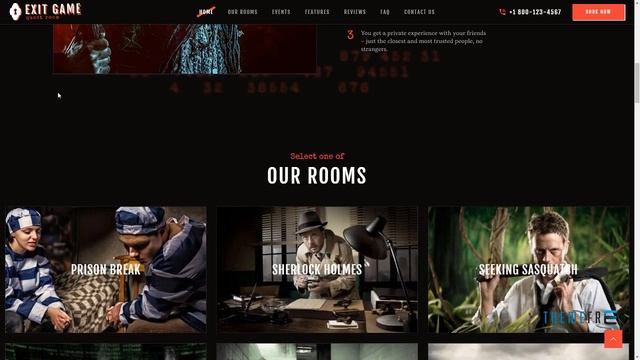 Exit Game Real-Life Room Escape WordPress Theme Angus Alexander смотреть онлайн
