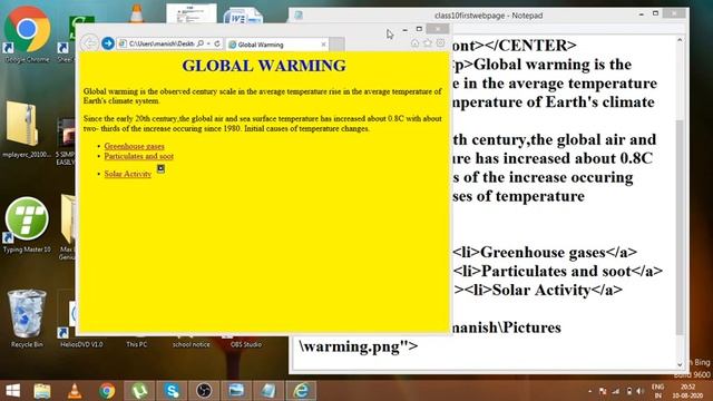 class 10 HTML WEBPAGE CODING (1 CODE) смотреть онлайн