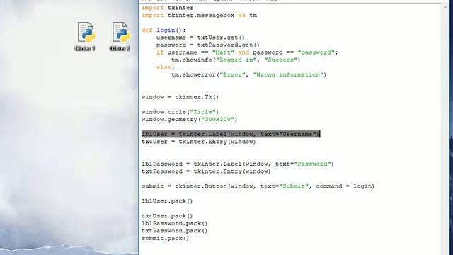 TKInter - Python User Interfaces Introduction смотреть онлайн