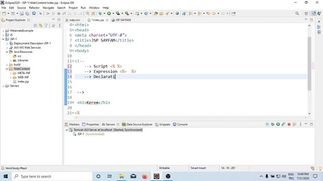 1-JSP(Java Server Pages) Syntax,Import смотреть онлайн