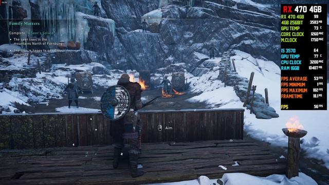 Assassin's Creed Valhalla - RX 470 4GB - i5 3570 - 8GB Ram - 1080p offline game смотреть онлайн