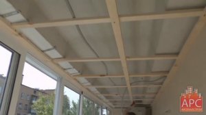 Обшивка балкона пластиковыми панелями под ключ