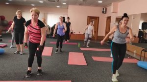 ФИТНЕС ДОМА . Бокс аэробика для красивого тела( часть 1 )