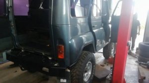 Смотри как подрос. Строим Уаз для Николая. Обзор постройки УАЗа на вояках и 35 колесах. Часть 1.