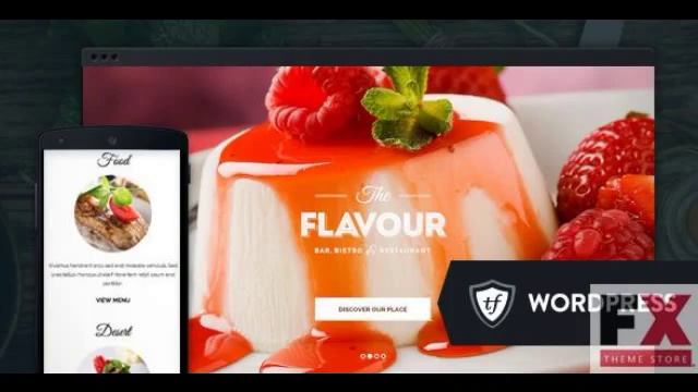 Preview The Flavour - Restaurant WordPress Theme TFx смотреть онлайн