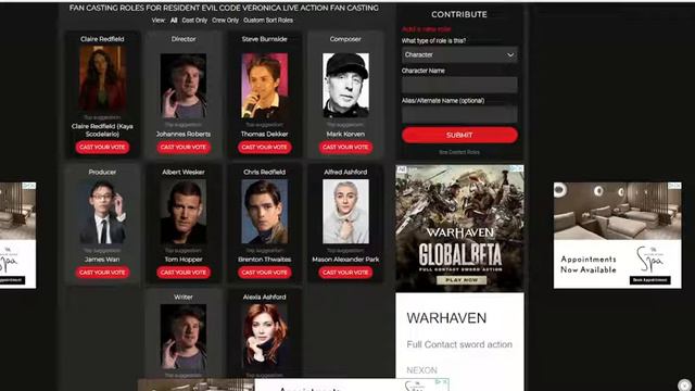 Resident Evil Series Fan Cast смотреть онлайн