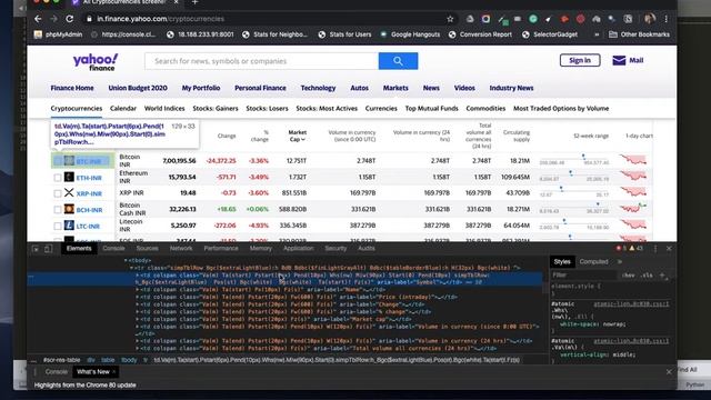 Web Scraping Yahoo Cryptocurrency Indices using Python | Proxies API смотреть онлайн