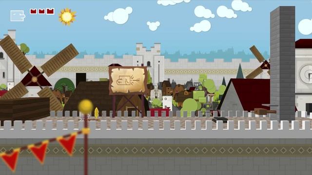 Flat Kingdom Gameplay - First Level смотреть онлайн