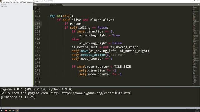 PyGame Scrolling Shooter Game Beginner Tutorial in Python - PART 8 | AI смотреть онлайн
