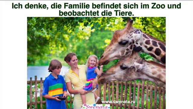 Bildbeschreibung A2 - B1 I Freizeitaktivitäten I Zoo