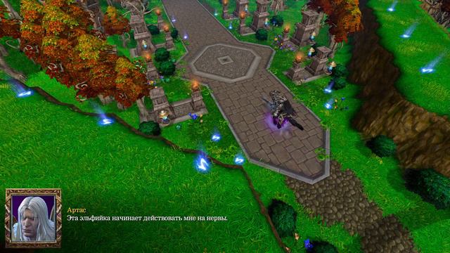 Warcraft 3. Артас встречает Сильвану Ветрокрылую. Arthas Vs Sylvanas Windrunner