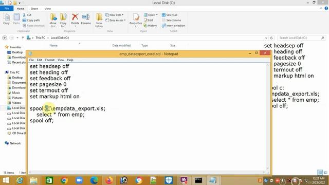 DBA : Export Oracle table data in Excel file | How to Export data in .xls file | Oracle DBA tutoria смотреть онлайн