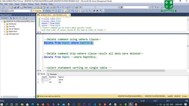 Data Manipulation (DML) Commands in Sql || All about DML Query With Simples Examples || MS Sql смотреть онлайн