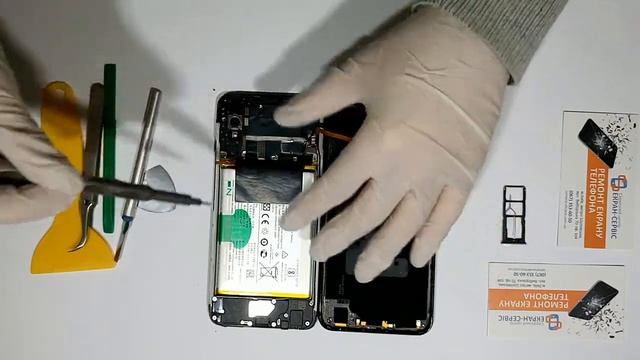 Замена экрана на смартфоне Vivo Y11 смотреть онлайн