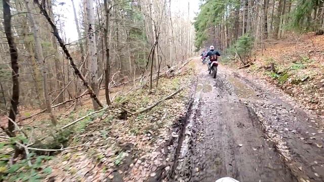 Зимнее эндуро в горах Болгарии. Бекови скалы.Часть 1.Suzuki DR250,Honda CR250,Honda CR-F250.