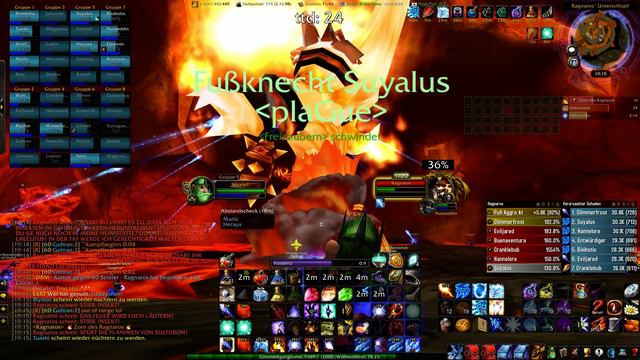WoW Classic - 40 Mages MC World First cleared! (Ragnaros Fight) [Venoxis EU] смотреть онлайн