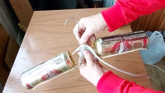 Цифровая антенна своими руками. 30 Тв каналов бесплатно. HD ТВ антенна из двух банок и вешалки. смотреть онлайн