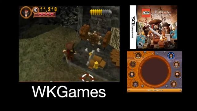 Lego Pirates of the Caribbean DS 100% Guide Part 7: Movie 2 Level 3 Isla Cruces [ALL MINIKITS] смотреть онлайн