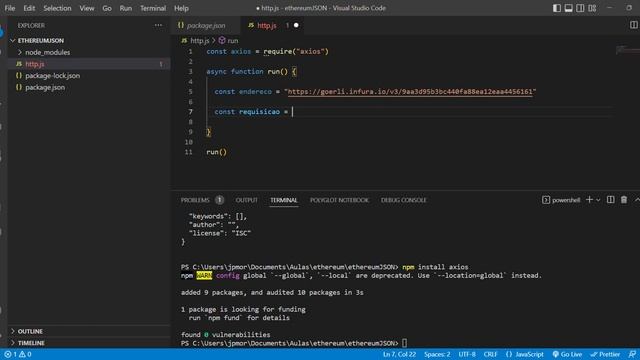 Programação em Ethereum #7. JSON-RPC em Node.Js. смотреть онлайн