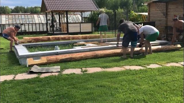 Подготовка фундамента к укладке сруба смотреть онлайн